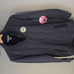 Dallas Cowboys Women's Fiona Fleece Quarter-Zip Pullover Hoodie Size M